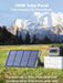 100w Solar Panel Fast Charging for Power Roam 600 - Power Your Journey with 8 Hours (1 Panel) or 4 Hours (2 Panels)