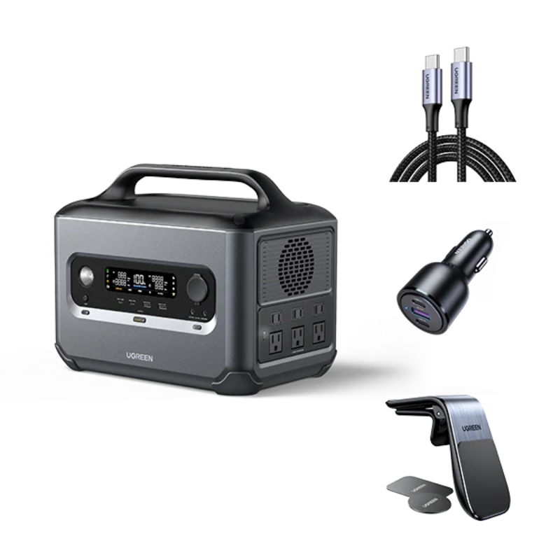 Complete Package: 1200 Power Station and Accessories - Your Perfect Camping Companion