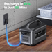 UGreen Power Roam 600 Portable Power Station - Rapid Charging to 80% in just 50 minutes, your reliable camping power source.