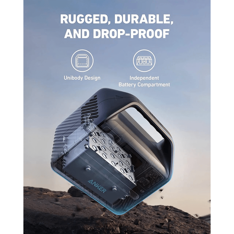 Anker 521 Portable Power Station Rugged durable and drop proof design