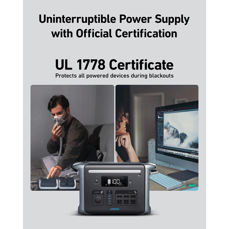 Anker 757 Portable Power Station Uninterruptible power supply with official certification 