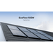 ecoflow 100w rigid solar panel on roof display