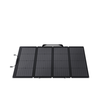 folding solar panels. EcoFlow 220w Bifacial Solar Panel Front view