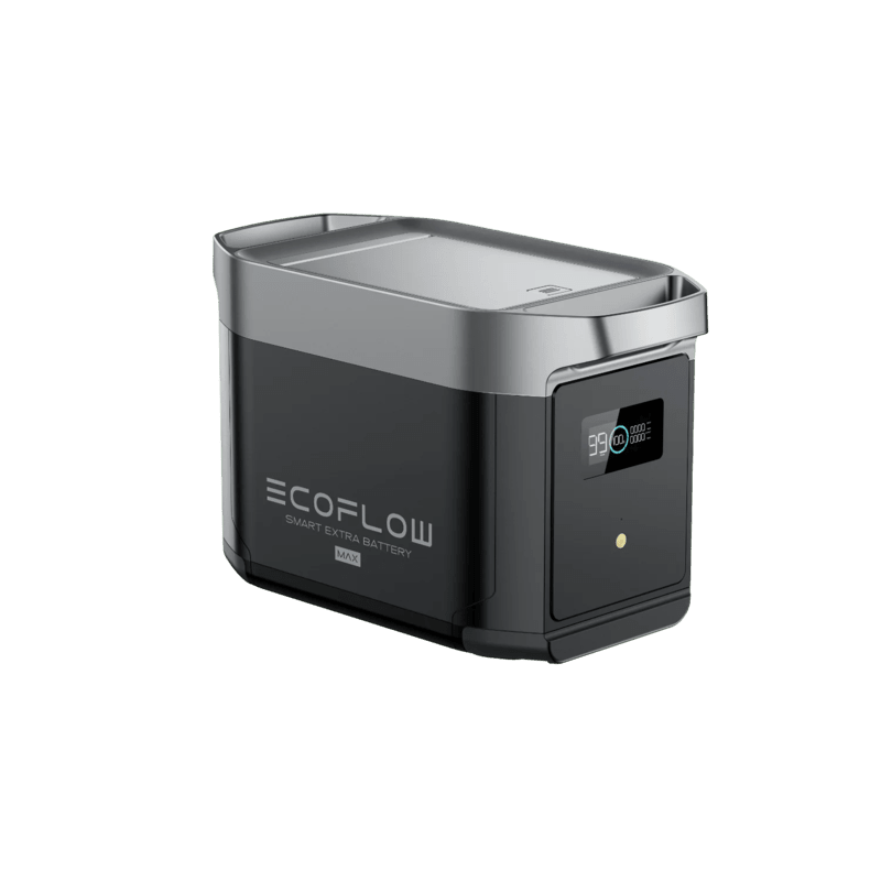 Delta Max 2 Extra Battery by EcoFlow product side angle view