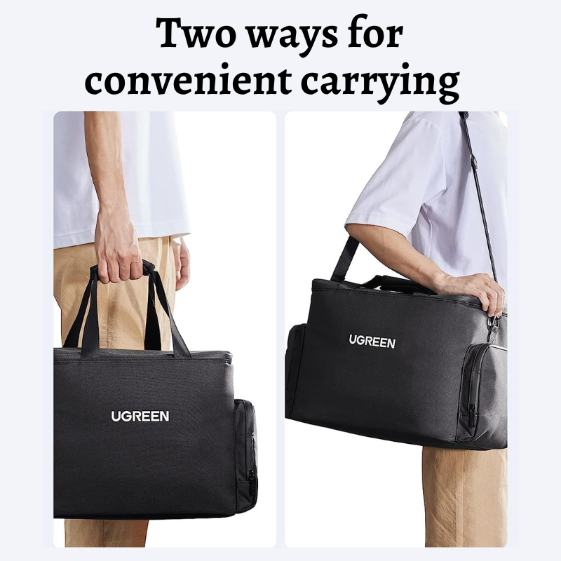 Two convenient carrying options - on the shoulder or hand handle, making transportation a breeze.