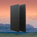 ecoflow 400w rigid solar panel. outdoor mountain view