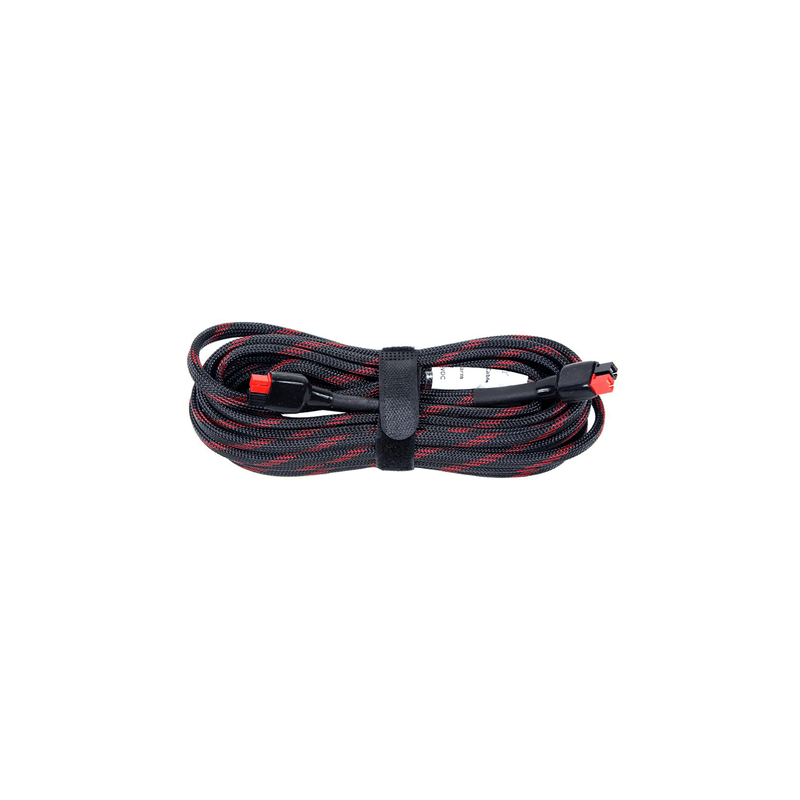 red and black 25 foot solar panel extension cable. Lion Energy